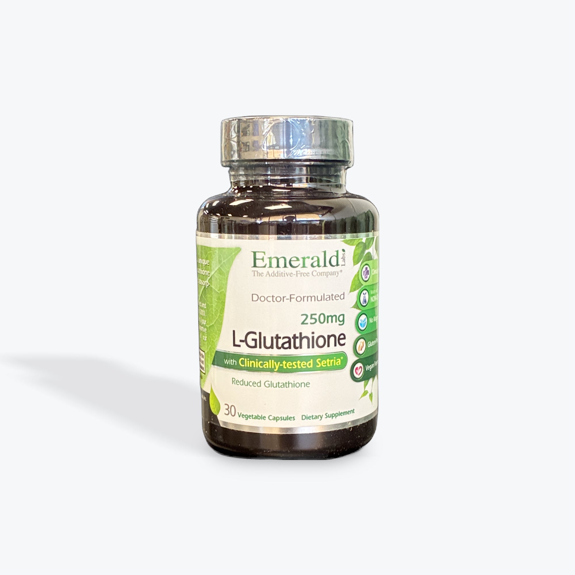 emerald setria l glutathione EM L-Glutathione (Setria®) 250mg 30 vegi-caps Glow goals, but make